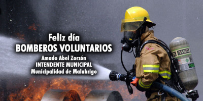 Feliz  Día del Bombero Voluntario