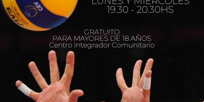 Hoy comienza la Escuela de Vóley en el CIC