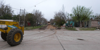 Mejorado de calle Santiago del Estero